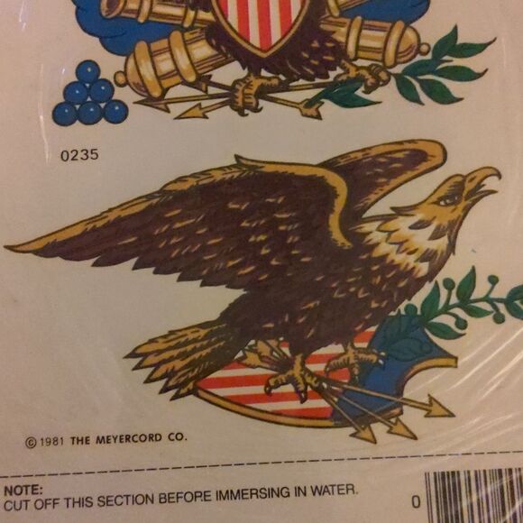 Meyercord vintage  eagle decals‎ - Picture 6 of 10